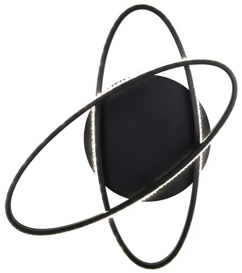 Fekete LED mennyezeti lámpa Lane – Trio