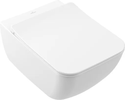 Villeroy & Boch Venticello wc soft close ülőkével felakasztható fehér fényes felülettel hátsó kifolyással 4611RLR1