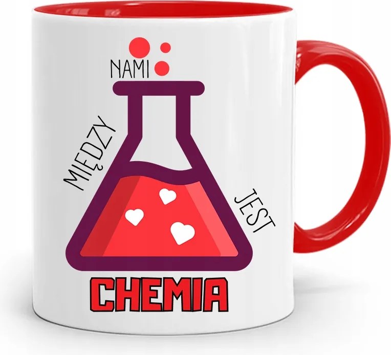 Piros Bögre Ajándék Fiúnak Kémia nyomott mintával