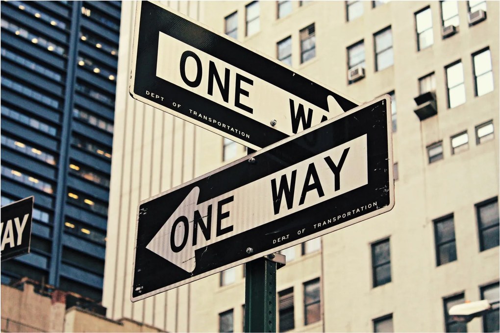 Kép - New York ONE WAY (90x60 cm)