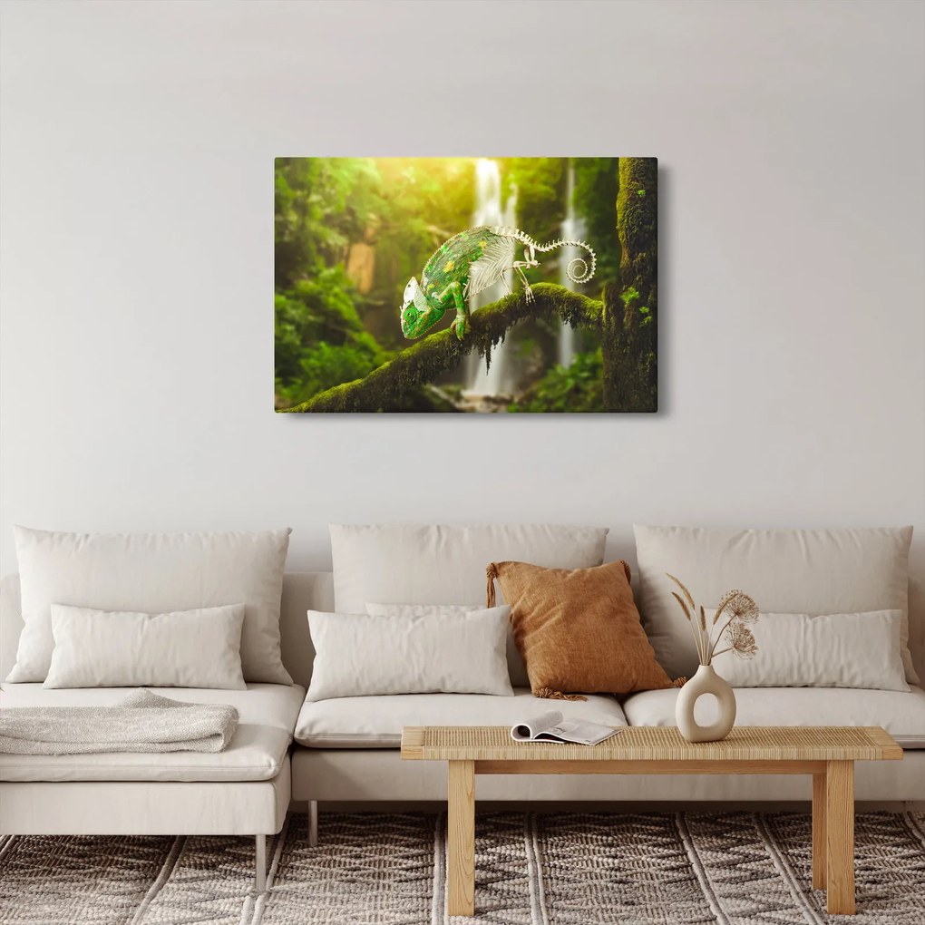 Kaméleon képe (90x60 cm)