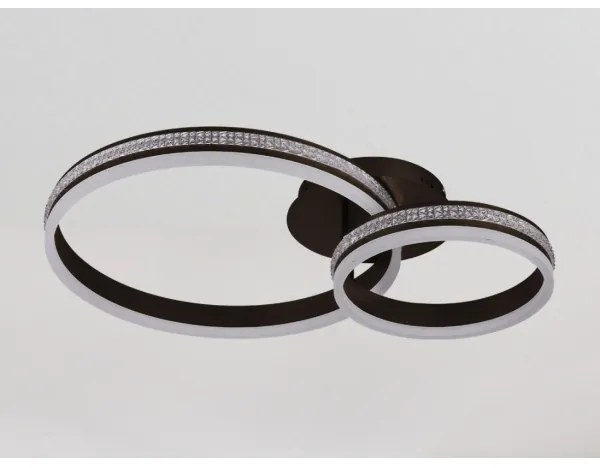 Fényerőszabályozható felületre szerelhető LED csillár LED/110W/230V 3000-6500K + távirányító