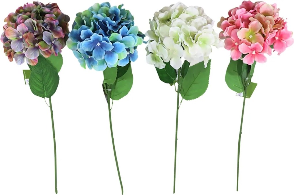 Művirág HORTENZIA 54 cm - több színben Termék színe: Kék