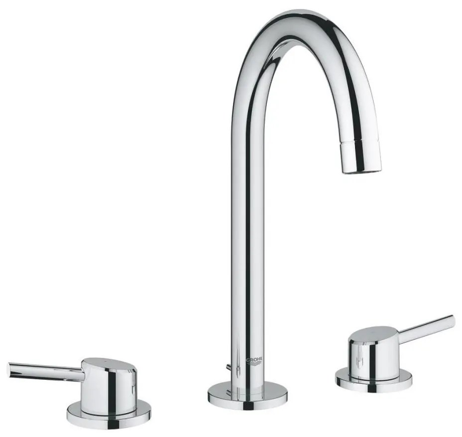 GROHE 20216001 - CONCETTO DN 15 háromlyukú mosdócsaptelep, L méret, króm