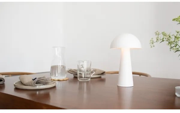 Markslöjd 108656 - LED Dimmelhető újratölthető lámpa FUNGI LED/1,5W/5V IP44 fehér