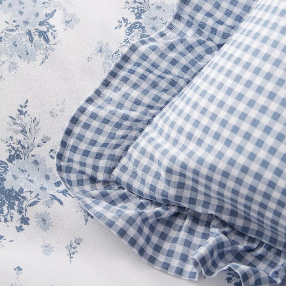 Díszpárna 45x45 cm Lucie Floral Frill – Catherine Lansfield