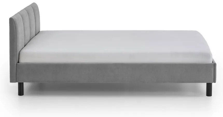 Szürke kárpitozott egyszemélyes ágy ágyrács nélkül 120x200 cm Joker – Meise Möbel