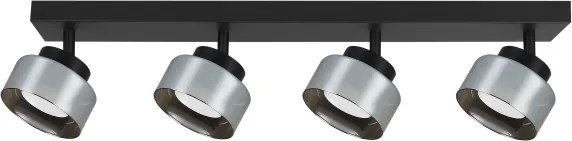 Brilagi - AURA LUX 4xGX53/30W/230V spotlámpa, fekete/füstszínű