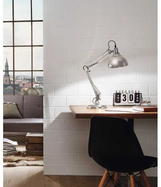 Eglo 94702 - Asztali lámpa BORGILLIO 1xE27/40W/230V