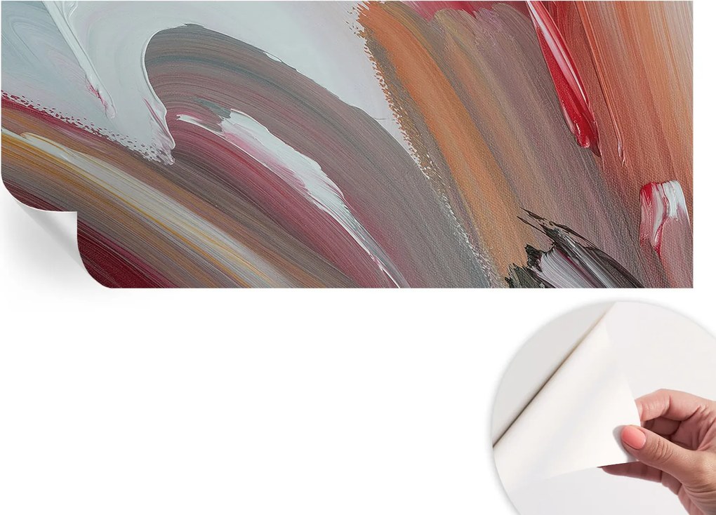 Dekoratív öntapadós fotótapéta az irodába Festmény expresszió 250x104 cm