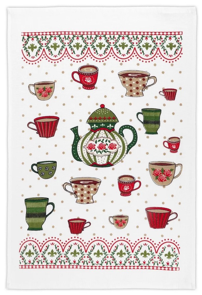 Bellatex Teáskanna konyharuha, 40 x 60 cm, 100 2 db