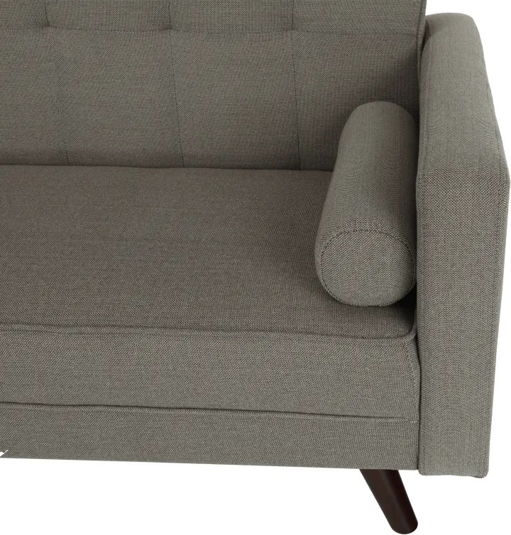 Kinyitható kanapé, szürke-barna TAUPE szövet, OTISA