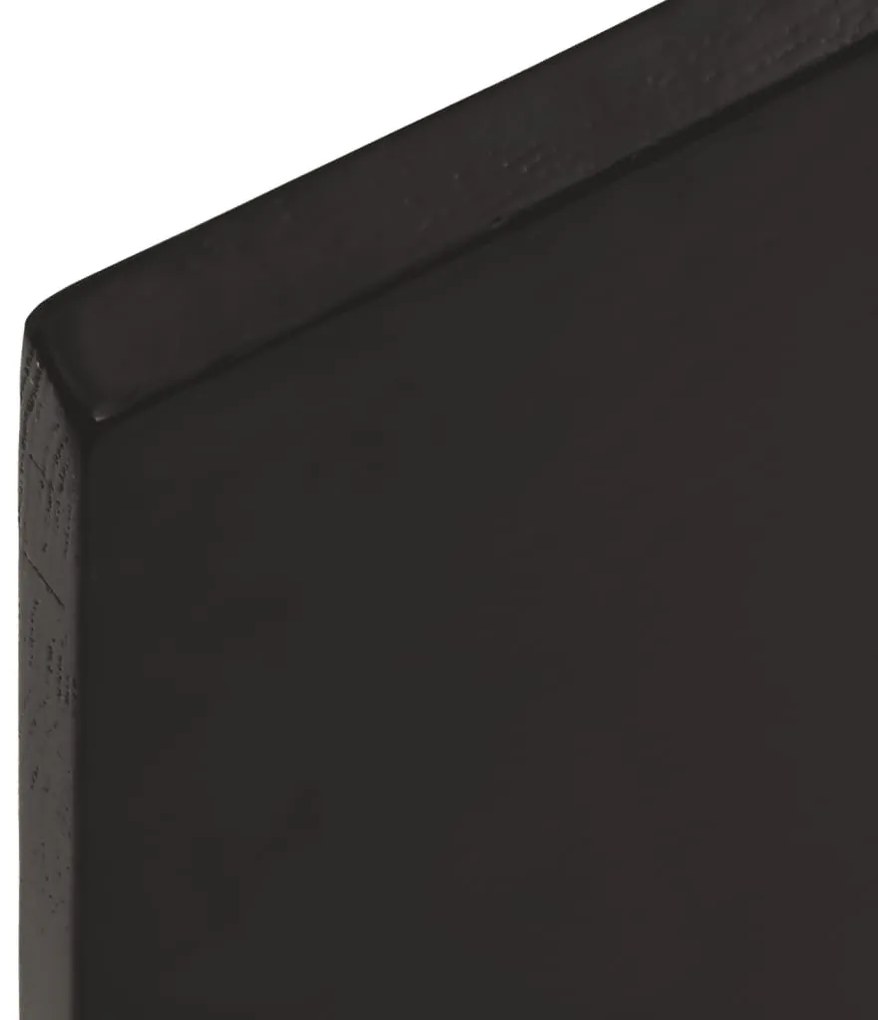 sötétbarna kezelt tömör tölgyfa asztallap 80 x 60 x 2 cm