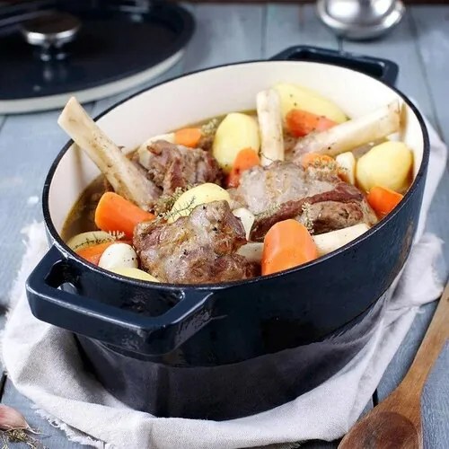 Pyrex Öntöttvas serpenyő fedéllel 6 l, 33 x 25 cm,szürke, 6 l