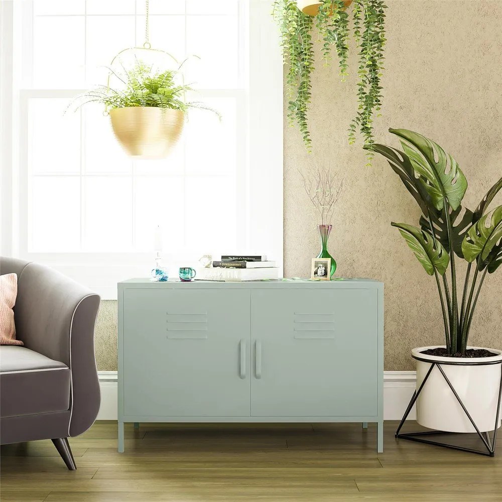 Zöld fém szekrény 100x64x40 cm Mission District – Støraa