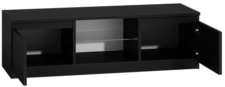 Sokoto RTV120 TV állvány, 120x36x40 cm, fényes fekete