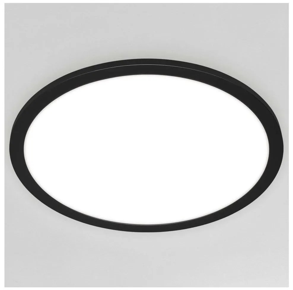 Briloner 7168-015 - LED Dimmelhető mennyezeti lámpa PIATTO LED/22W/230V fekete + távirányító