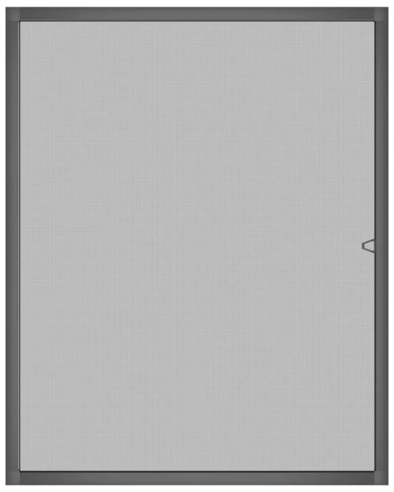 antracitszürke ablakszúnyogháló 80x100 cm