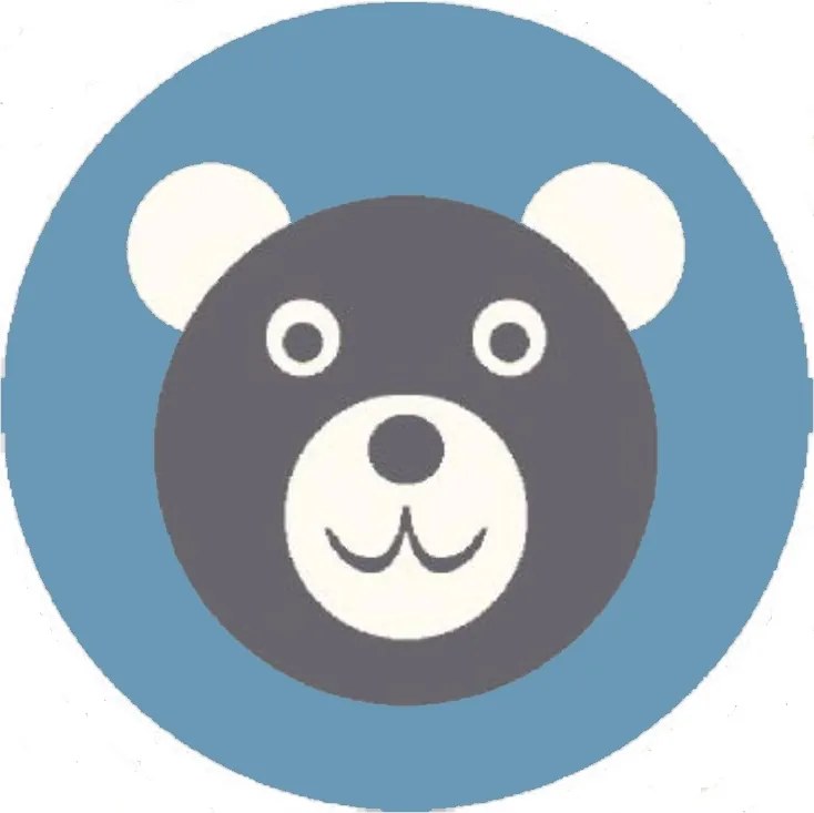 Szőnyeg Agnella Soft Fiki lazúr 100x100 Kör