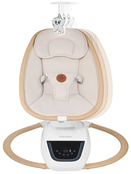 Lionelo - Babahinta dallammal OLIVIA Bézs natúr + távirányító