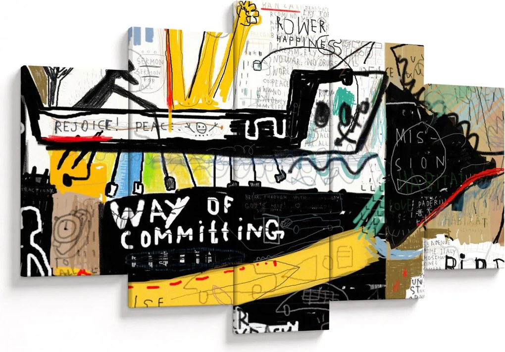 Festmény - Graffiti (150x105 cm)
