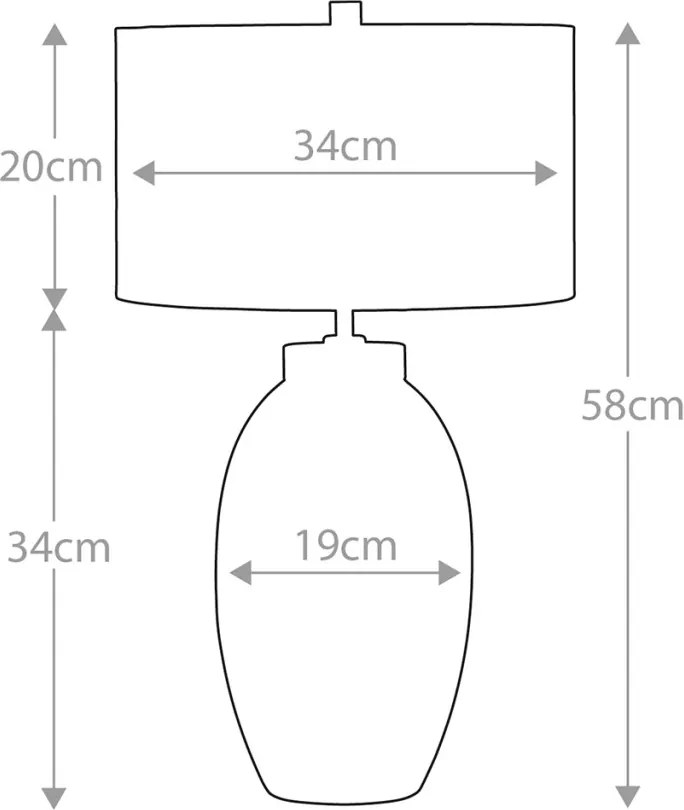 Elstead Lighting VICTOR VICTOR-SM-TL-RD Asztali lámpa 1x60W/E27