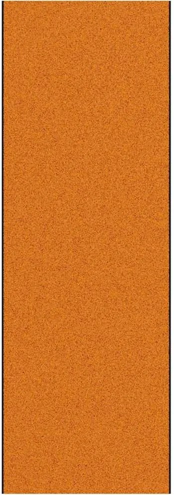 vidaXL Ajtószőnyeg Narancs és Fekete 120 x 350 cm Poliamid és PVC