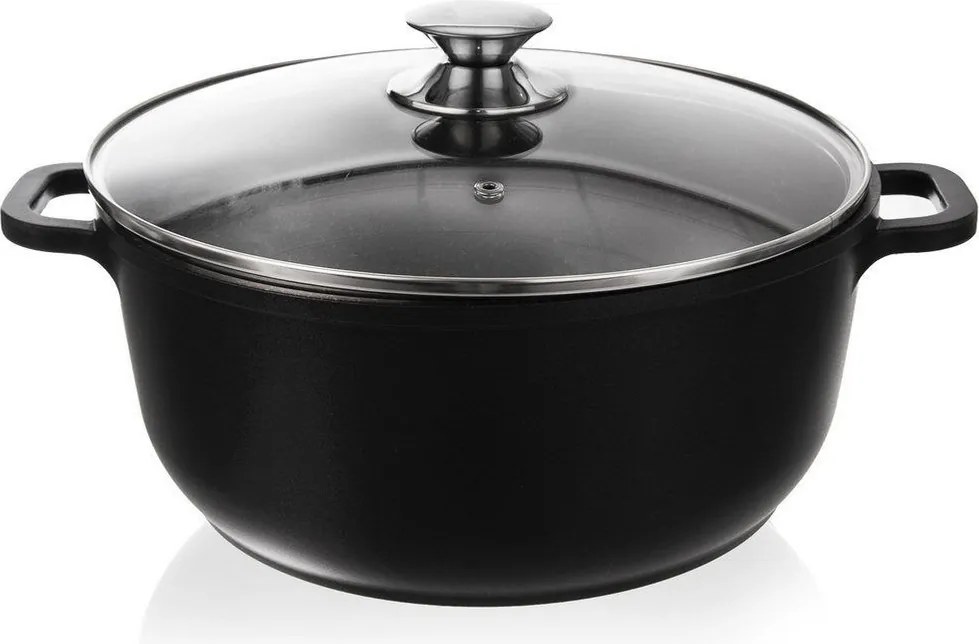 Nagy Gránit Fazék Tapadásmentes Indukciós Fedővel 7L