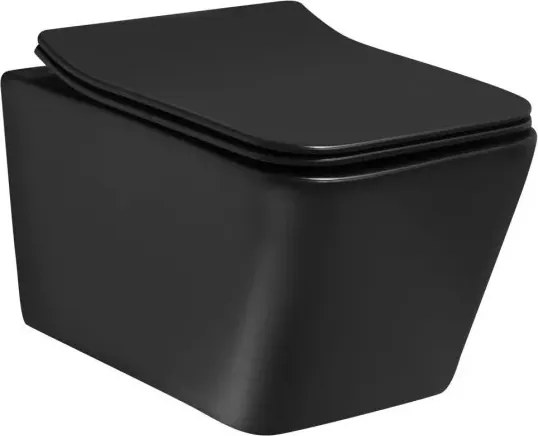 Tinos BL Pacific Black falba építhető WC tartály szett