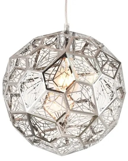 Lámpa zsinóron ORION 1xE27/40W/230V Fényezett króm