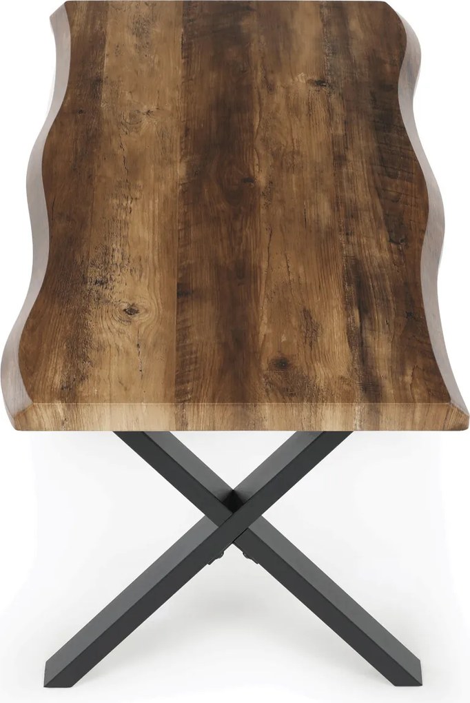 CT-F4312 OLW natúr MDF dohányzóasztal 60 × 120 cm