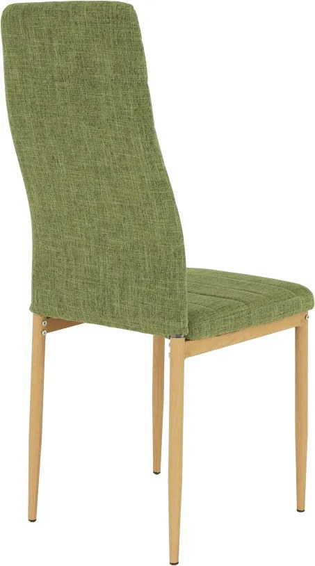 Szék, zöld szövet/bükk, COLETA NOVA