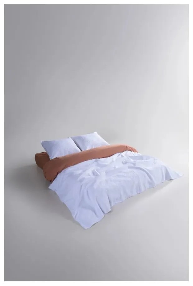 Fehér jacquard ágytakaró és párnahuzat szett 240x260 cm Jacquard – Mila Home Luxury