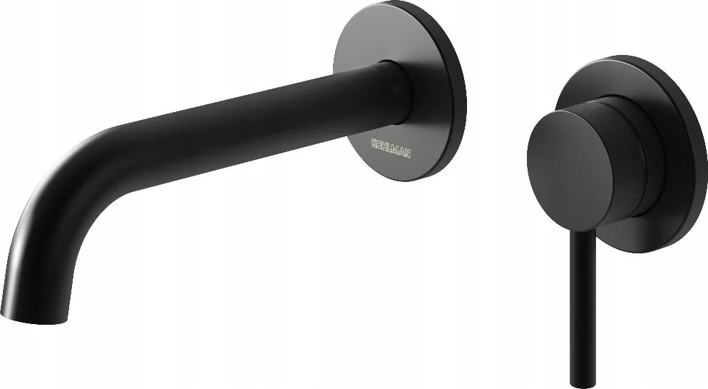 Falsík alatti mosdó csaptelep Kohlman Axel Black fekete QW180AB