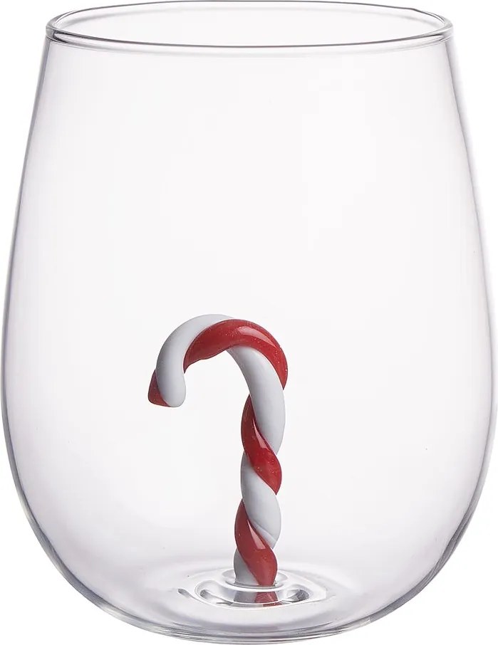 MERRY & JOY pohár, Candy Cane 450 ml