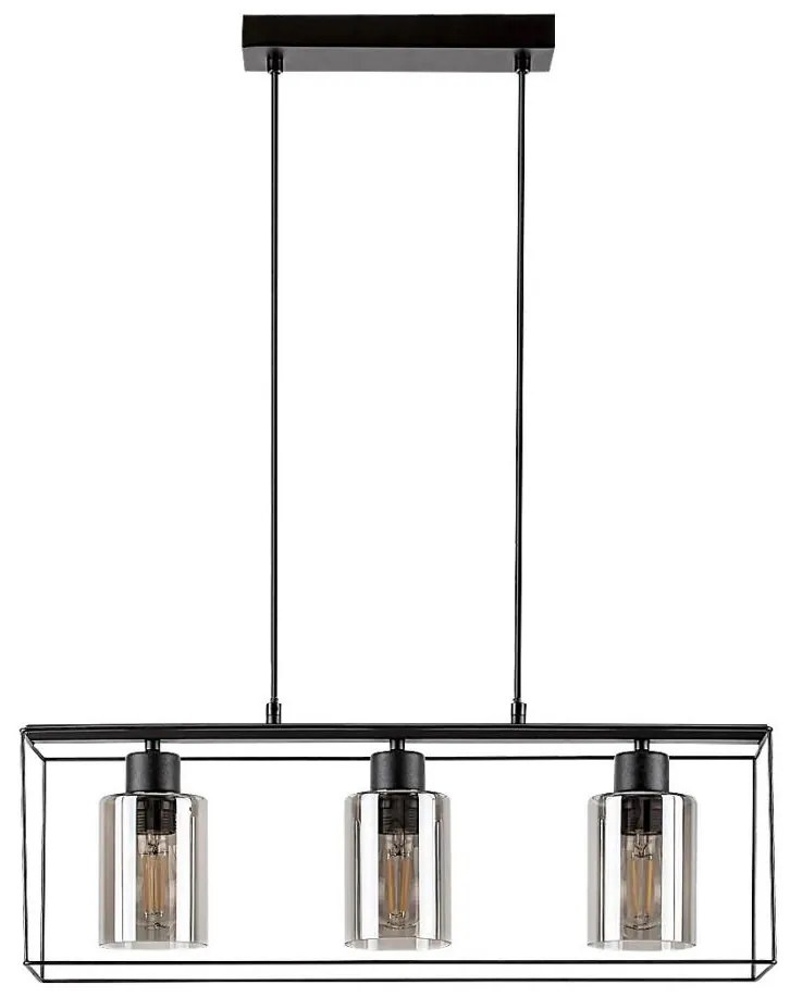 Rabalux 72033 - CHADWICK 3xE27/25W/230V függeszték kábellel