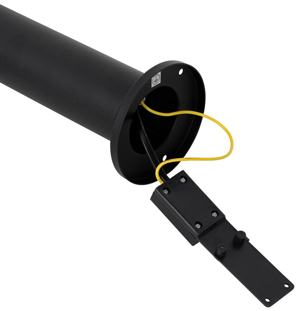 Álló kültéri lámpa fekete 80 cm IP44 állítható 2-lámpás - Duo