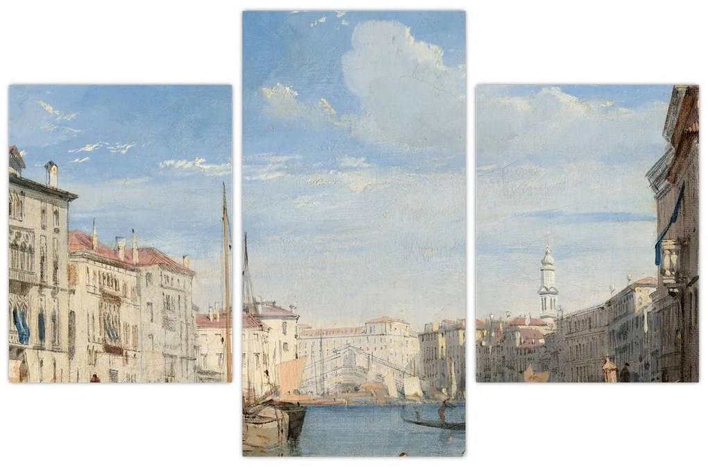 Kép - Richard Parkes Bonington, The Grand Canal, reprodukciók (90x60 cm)