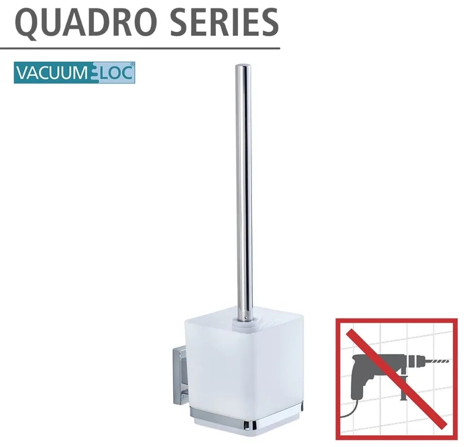 Vacuum-Loc öntapadós WC-kefe tartó, max. 33 kg - Wenko
