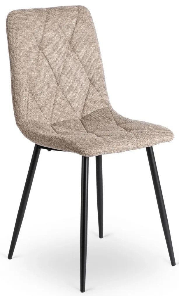 Étkezőgarnitúra 6 db. Bézs Robin székkel. Bővíthető asztal HARRY 102-142 cm