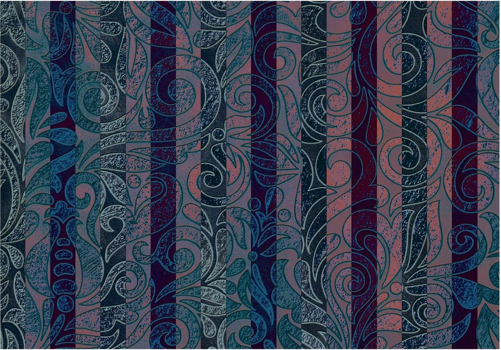 3D fotótapéta absztrakt gömbök virágok geometria 254 x 184