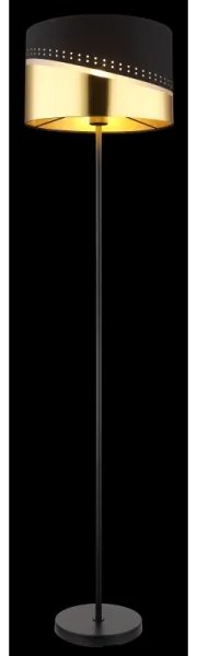 Globo 54046S - Állólámpa OR 1xE27/60W/230V átm. 35 cm fekete/arany