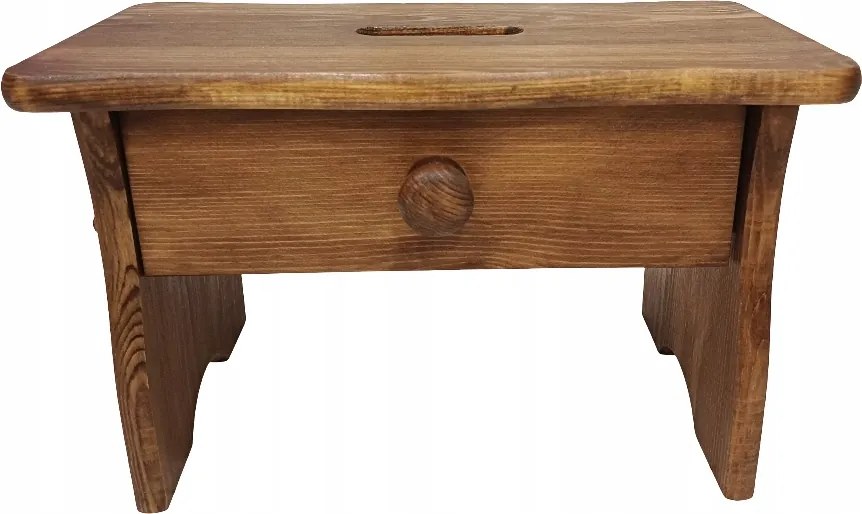 Magas Pácolt Szék Fiókkal Dió Zsámoly Bömbölő Etetőszék