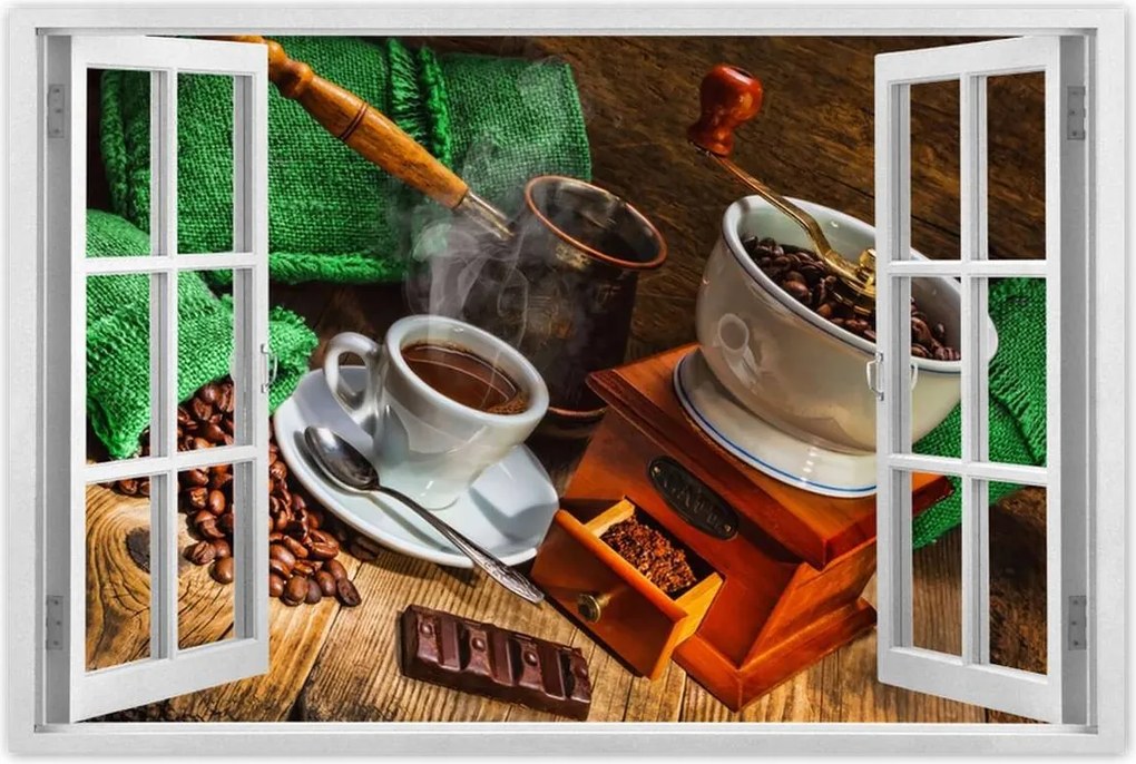 Poszterek 60x40 Csésze és zöld zsákok