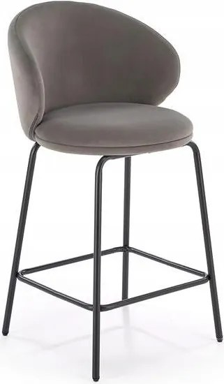 Hoker bárszék vödör ülőfelülettel H-121 Halmar Hamuszürke