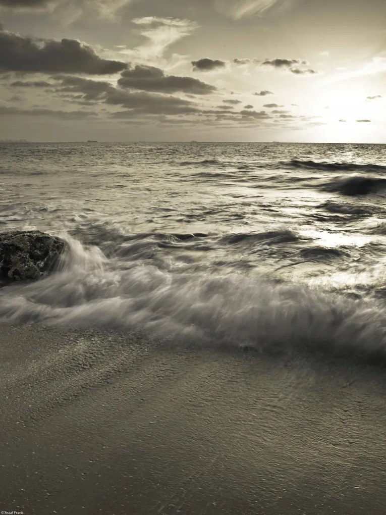 Poszter 30x40cm Tengerpart naplementekor, Assaf Frank