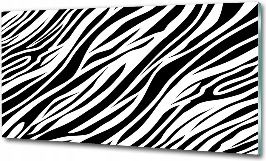 Fotó kép edzett üveg Zebra háttér 100x70
