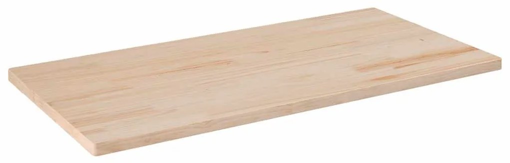 tömör fenyőfa téglalap alakú asztallap 100 x 50 x 1,7 cm