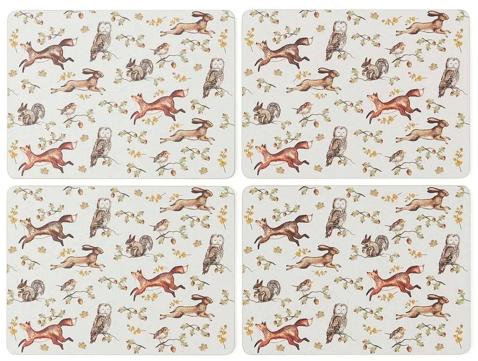 Parafa tányéralátét szett 4 db-os 21x29 cm Forest Fable – Cooksmart ®