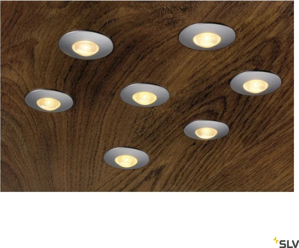SLV DEKLED 112242 Beépíthető spotlámpa 1x1W/LED 3000K 60LM IP20